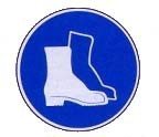 Знак: защитная обувь