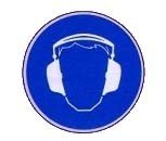 Знак: защита слуха